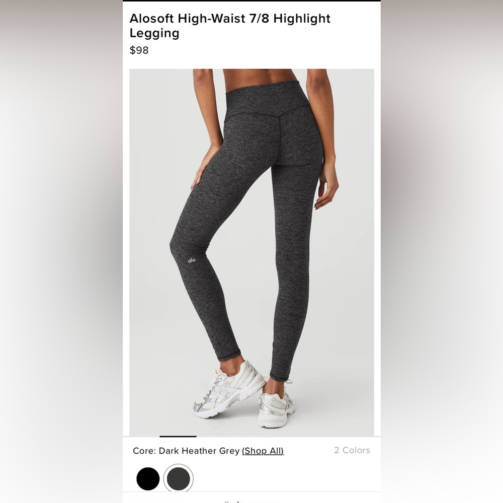 Alosoft grey leggings